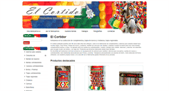 Desktop Screenshot of elcortidor.net