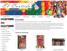 Tablet Screenshot of elcortidor.net